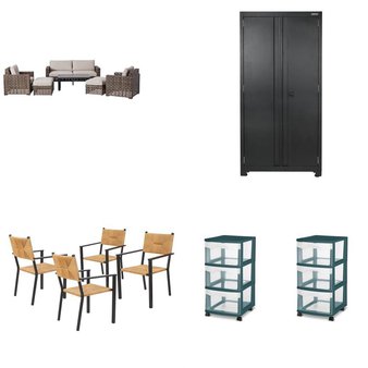 Flash Sale! 2 Pallets – 4 Pcs – Storage & Organization, Patio – Overstock – Sterilite, WORKPRO