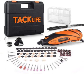 AMAZON CLEARANCE! Pallet – 60 Pcs – Tacklife RTD34AC 135W Rotary Tool Kit Variable Speed with Flex Shaft, 59 Accessories – Brand New – Retail Ready