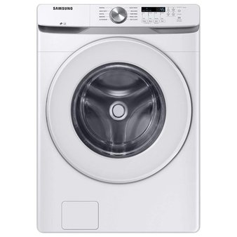 Pallet – Samsung WF45T6000AW 27 in. 4.5 cu. ft. High-Efficiency White Front Load Washing Machine with Self-Clean, ENERGY STAR – Laundry – Customer Returns