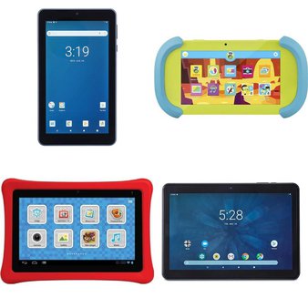 Pallet – 302 Pcs – Tablets – Tested NOT WORKING – Onn, PBS Kids, HighQ, LENOVO
