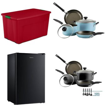 2 Pallets – 40 Pcs – Decor, Kitchen & Dining, Storage & Organization, Bar Refrigerators & Water Coolers – Overstock – Neil Enterprises Inc., Farberware, Sterilite