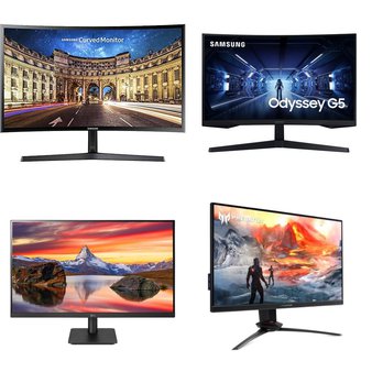 Pallet – 31 Pcs – Monitors – Damaged / Missing Parts / Tested NOT WORKING – Samsung, ACER, LG, Asus