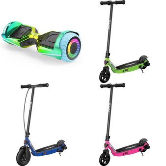 Pallet – 9 Pcs – Powered, Dolls, Vehicles, Trains & RC – Customer Returns – Razor, Razor Power Core, Kid Connection, New Bright Industrial Co., Ltd.