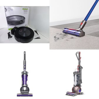 Pallet – 14 Pcs – Vacuums – Damaged / Missing Parts / Tested NOT WORKING – Dyson, Hoover, iRobot, Bissell