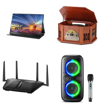 Pallet – 27 Pcs – Projector, Unsorted, Monitors, Networking – Customer Returns – UPERFECT, Dr. J Professional, ProtoArc, Roconia