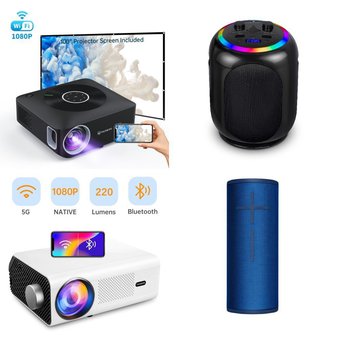 Flash Sale! 2 Pallets – 177 Pcs – DVD & Blu-ray Players, Powered, Accessories – Untested Customer Returns – Walmart