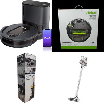 Pallet – 37 Pcs – Vacuums, Automotive Accessories – Damaged / Missing Parts / Tested NOT WORKING – Tineco, Shark, EverStart, Dyson