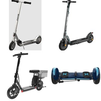 12 Pallets – 233 Pcs – Powered, Vehicles, Trains & RC, Outdoor Play, Trampolines – Customer Returns – Razor, New Bright, Jetson, Adventure Force