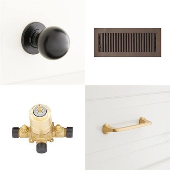 Pallet – 295 Pcs – Hardware, Kitchen & Bath Fixtures – Open Box Like New – Signature Hardware