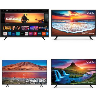 36 Pcs – LED/LCD TVs – Refurbished (GRADE C, GRADE D) – VIZIO, Samsung, Onn, LG