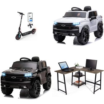 Pallet – 12 Pcs – Vehicles, Outdoor Sports, Office, Powered – Customer Returns – Funtok, UHOMEPRO, Branax, SEGMART