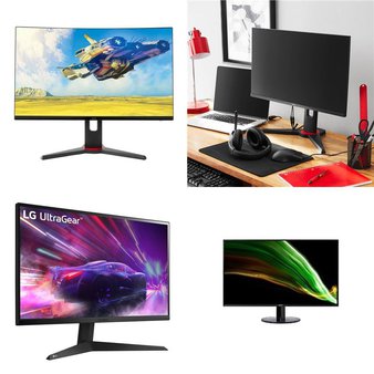 Pallet – 31 Pcs – Monitors – Customer Returns – Onn, ACER, onn., LG