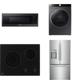4 Pcs – Microwaves, Ovens / Ranges – New – Samsung, GE Appliances, Frigidaire