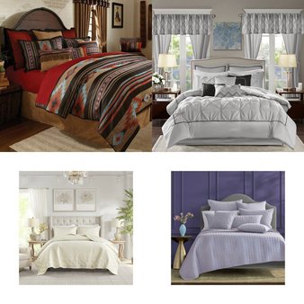 3 Pallets – 74 Pcs – Bedding Sets, Comforters & Duvets – Like New or New Customer Returns – JC Penney