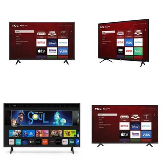 30 Pcs – LED/LCD TVs – Refurbished (GRADE C, GRADE D) – TCL, VIZIO, Samsung, LG