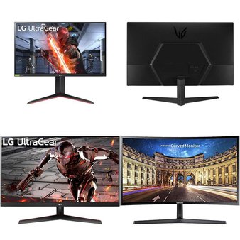 Pallet – 28 Pcs – Monitors – Customer Returns (Plug and Play Tested) – LG, Samsung, ACER