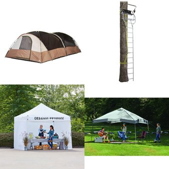 Pallet – 17 Pcs – Camping & Hiking, Hunting – Customer Returns – Ozark Trail, Realtree, Ozark, Lifetime