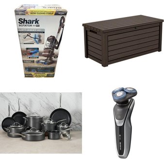 Pallet – 9 Pcs – Storage & Organization, Shaving, Unsorted, Kitchen & Dining – Customer Returns – Keter, Philips Norelco, Mm, Shark