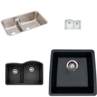 Pallet – 13 Pcs – Kitchen & Bath Fixtures, Hardware – Customer Returns – Kohler, Blanco, ProFlo, ELKAY