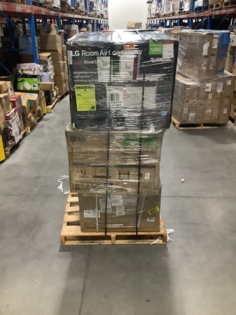 Truckload 24 Pallets – 188 Pcs – Air Conditioners – Mixed Conditions – LG, Keystone, Frigidaire, Honeywell