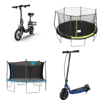 Pallet – 12 Pcs – Powered, Trampolines, Outdoor Play, Action Figures – Customer Returns – Razor, Razor Power Core, Bounce Pro, Jetson