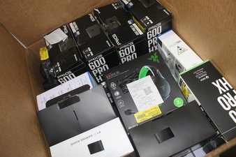 1 Parcel Box – 28 Pcs – Audio Headsets – OPEN BOX UNTESTED RETURNS – Walmart