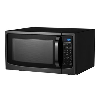 27 Pcs – Hamilton Beach P11043ALH-WTB 1.6 Cu.ft Black Stainless Steel Digital Microwave Oven – New Damaged Box, Open Box Like New, Like New, Used, New – Retail Ready
