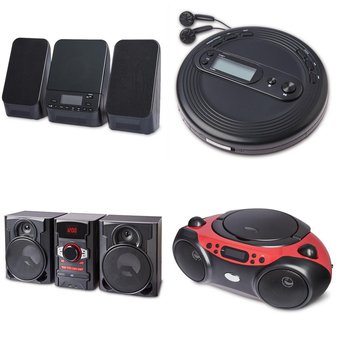 Pallet – 72 Pcs – Speakers, Accessories – Customer Returns – onn., Onn, One For All
