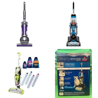Pallet – 11 Pcs – Vacuums – Damaged / Missing Parts / Tested NOT WORKING – Bissell, Hoover, Dyson