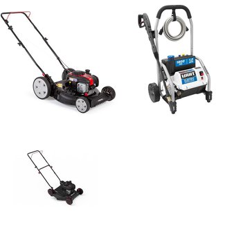 Pallet – 6 Pcs – Mowers, Other – Customer Returns – Black Max, Hyper Tough, Hart