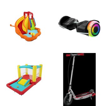 Pallet – 17 Pcs – Powered, Outdoor Play, Game Room, Unsorted – Customer Returns – Razor, Razor Power Core, ESPN, H2OGO!