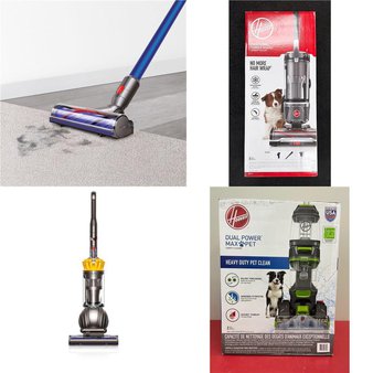 Pallet – 18 Pcs – Vacuums – Damaged / Missing Parts / Tested NOT WORKING – Dyson, Hoover, Shark, Bissell