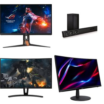 Pallet – 21 Pcs – Monitors, All-In-One – Open Box Customer Returns – ACER, HP, LG, HISENSE