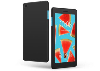 25 Pcs – Lenovo ZA400027US Lenovo Tab E7, 7″ HD Touchscreen, MediaTek MT8167, 1GB RAM, 8GB eMCP Storage, Android Oreo, Slate Black – Lenovo Certified Refurbished (BRAND NEW, GRADE A)