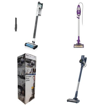 Pallet – 17 Pcs – Vacuums – Damaged / Missing Parts / Tested NOT WORKING – Shark, Tineco, Bissell, Hoover