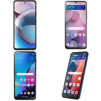 WEEKLY PHONES – 16 Case Packs – 475 Pcs – Brand New UNKNOWN Carrier – Motorola, TCL, Nokia, Google – Walmart