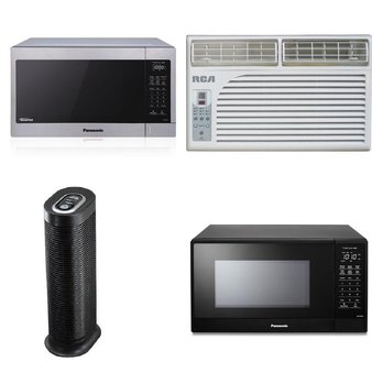 Pallet – 12 Pcs – Microwaves, Single Cup Brewers – Open Box Customer Returns – Hamilton Beach, Keurig, Panasonic, RCA