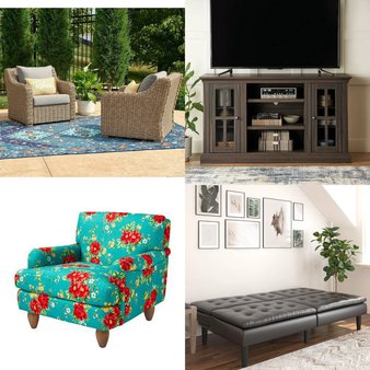 Flash Sale! 3 Pallets – 32 Pcs – TV Stands, Wall Mounts & Entertainment Centers, Vacuums, Living Room, Office – Overstock – Mainstays, Better Homes & Gardens, Bissell, The Pioneer Woman