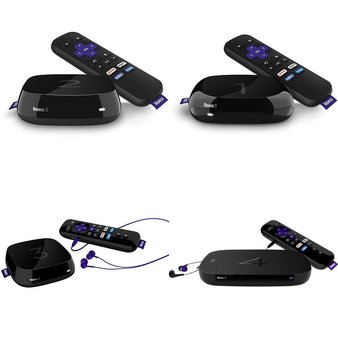 21 Pcs – Refurbished Roku Streaming Media Players (GRADE C) – Models: 4210×2, 2710X, 4230X2, 4200X-BDL1