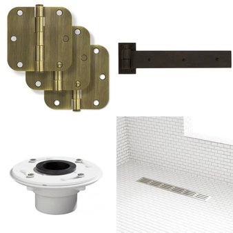 Pallet – 307 Pcs – Hardware, Kitchen & Bath Fixtures, Bath, Unsorted – Open Box Like New – Signature Hardware, EMTEK PRODUCTS,, TOP KNOBS USA, AMEROCK LLC