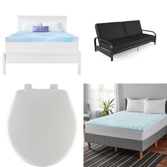 Pallet – 13 Pcs – Hardware, Covers, Mattress Pads & Toppers – Customer Returns – GE, Mainstay’s, Mayfair