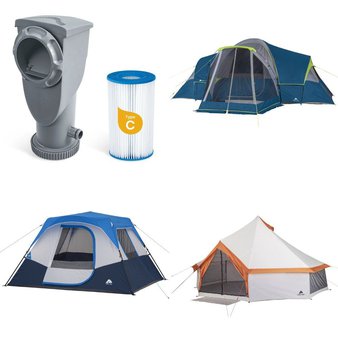 Pallet – 7 Pcs – Camping & Hiking, Pools & Water Fun – Customer Returns – Ozark Trail, Funsicle