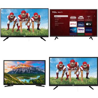 7 Pcs – LED/LCD TVs – Refurbished (GRADE A) – RCA, TCL, Samsung