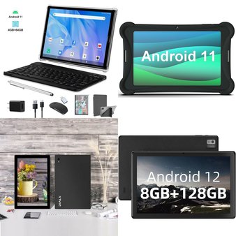 Pallet – 309 Pcs – Tablets – Customer Returns (Plug and Play Tested) – Baken, iFanze, SGIN, Sannuo