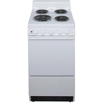 Pallet – Holiday EAK10MOO 2.4-cu ft Freestanding Electric Range White – Like New – PREMIER
