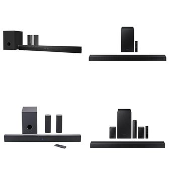 Pallet – 21 Pcs – Speakers – Damaged / Missing Parts / Tested NOT WORKING – Onn, Samsung, LG, Altec Lansing