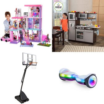 Pallet – 9 Pcs – Powered, Dolls, Outdoor Play, Vehicles, Trains & RC – Customer Returns – KidKraft, Razor Power Core, Jetson, Monster Jam