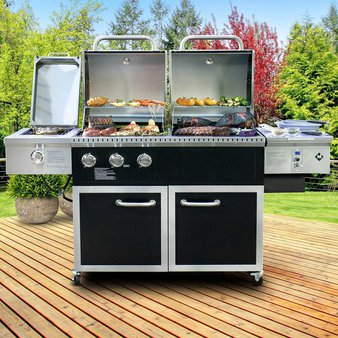 Pallet – Member’s Mark GR2297801-MM Hybrid Pellet and Gas Grill – Grills & Outdoor Cooking – Tested NOT WORKING – Member’s Mark