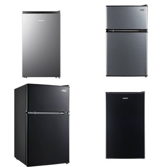 Pallet – 8 Pcs – Refrigerators, Bar Refrigerators & Water Coolers, Freezers – Customer Returns – Galanz, Arctic King, HISENSE