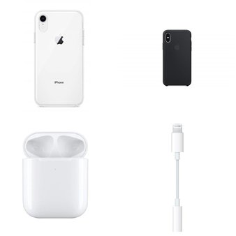 199 Pcs – Apple Accessories – Customer Returns – Models: MMX62AM/A, Clear Case for iPhone XR, Clear, MR8U2AM/A, Silicone Case (for iPhone Xs) – Black